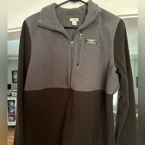LL Bean fleece pullover
